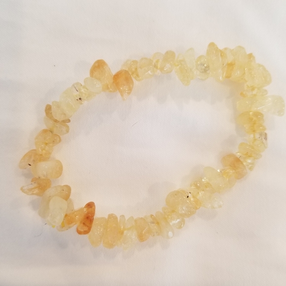 8 Tumbled Stone Stretch Bracelets - Picture 4 of 9